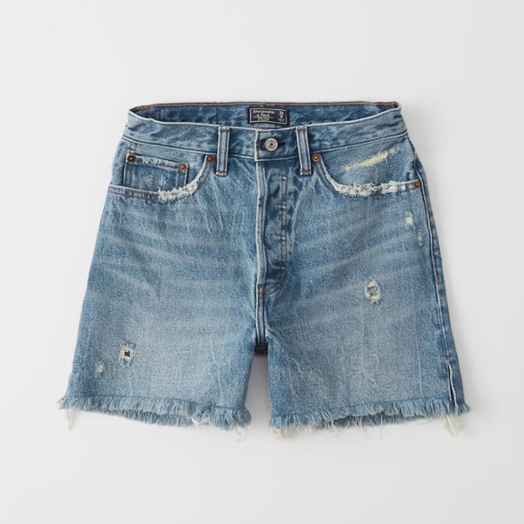 abercrombie mid length shorts